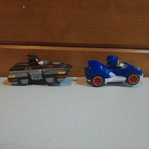 NKOK Sega 2PC Slot Car All Stars Sonic the Hedgehog and Shadow Untested 2013